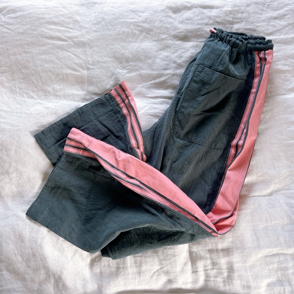 Retro stripe pants